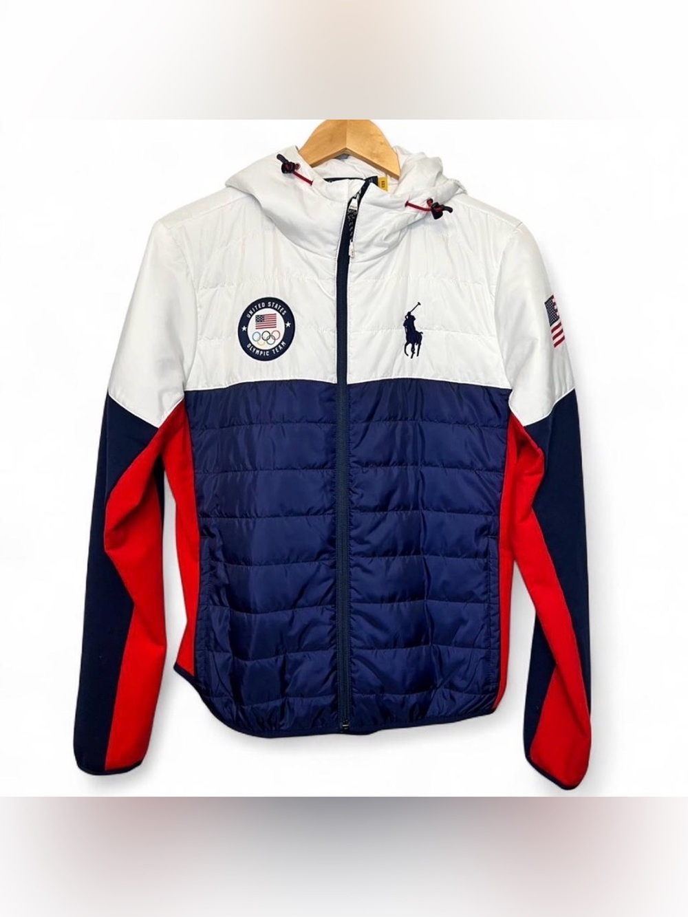 Polo Ralph Lauren Team USA 2022 Olympic Games Hybrid Puffer Jacket